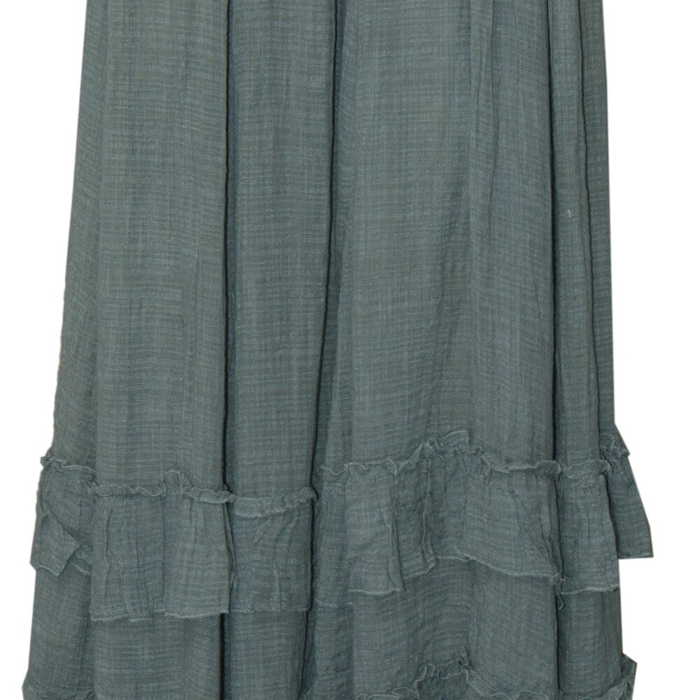 Free People FP One Brynn Maxi Skirt Smocked Tiered Ruffle Mid Rise M US ITEM - Picture 5 of 6